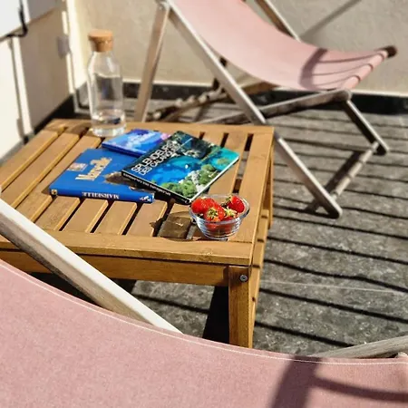 Terrasse - Hyper Centre - 2 - Parking Gratuit - Calme & Lumineux - Arrivee Autonome مارسيليا
