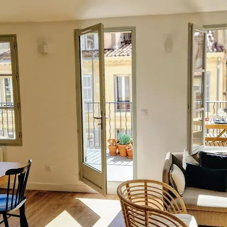 Daire Terrasse - Hyper Centre - 2 - Parking Gratuit - Calme & Lumineux - Arrivee Autonome Marsilya